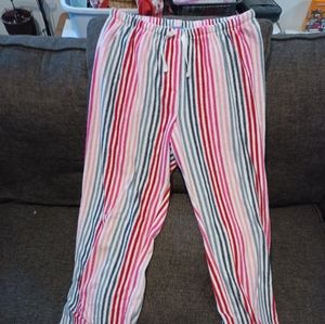 Vintage pajama set, Simply Vera Vera Wang, medium, Striped, top and bottom.
